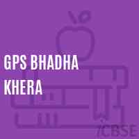 Gps Bhadha Khera Primary School Logo