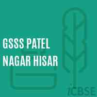 Gsss Patel Nagar Hisar High School Logo