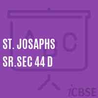 St. Josaphs Sr.Sec 44 D Senior Secondary School Logo