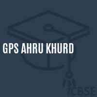 Gps Ahru Khurd Primary School Logo