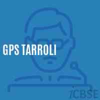 Gps Tarroli Primary School Logo