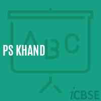 Ps Khand Primary School Logo