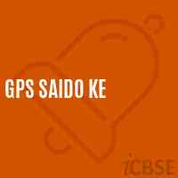 Gps Saido Ke Primary School Logo