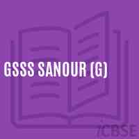 Gsss Sanour (G) High School Logo
