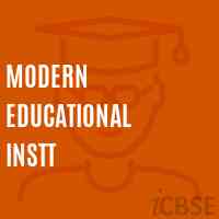 Modern Educational Instt Primary School Logo