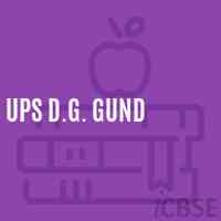 Ups D.G. Gund Middle School Logo