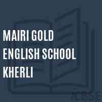 Mairi Gold English School Kherli Logo