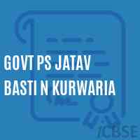Govt Ps Jatav Basti N Kurwaria Primary School Logo