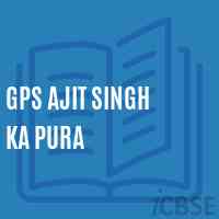 Gps Ajit Singh Ka Pura Primary School Logo