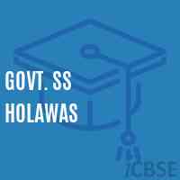 Govt. Ss Holawas Secondary School Logo