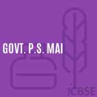 Govt. P.S. Mai Primary School Logo