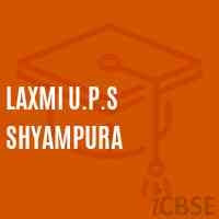 Laxmi U.P.S Shyampura Middle School Logo