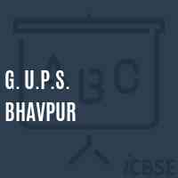 G. U.P.S. Bhavpur Middle School Logo