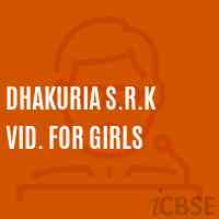 Dhakuria S.R.K Vid. For Girls Secondary School Logo