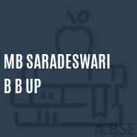 Mb Saradeswari B B Up Secondary School Logo