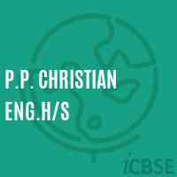 P.P. Christian Eng.H/s Secondary School Logo