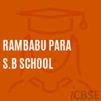 Rambabu Para S.B School Logo