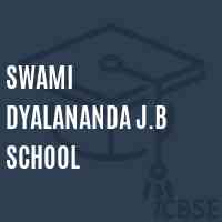 Swami Dyalananda J.B School Logo