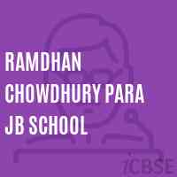 Ramdhan Chowdhury Para Jb School Logo