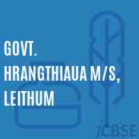 Govt. Hrangthiaua M/s, Leithum School Logo