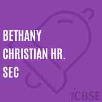 Bethany Christian Hr. Sec Senior Secondary School Logo