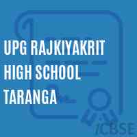 Upg Rajkiyakrit High School Taranga Logo