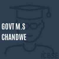Govt M.S Chandwe Middle School Logo