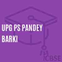 Upg Ps Pandey Barki Primary School Logo