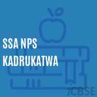 Ssa Nps Kadrukatwa Primary School Logo