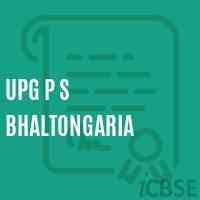 Upg P S Bhaltongaria Primary School Logo