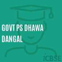 Govt Ps Dhawa Dangal Primary School Logo