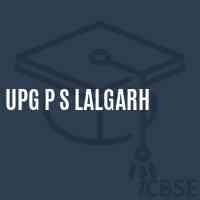 Upg P S Lalgarh Primary School Logo