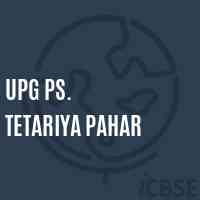 Upg Ps. Tetariya Pahar Primary School Logo