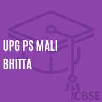 Upg Ps Mali Bhitta Primary School Logo