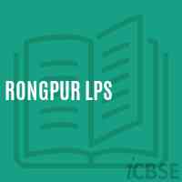 Rongpur Lps Primary School Logo