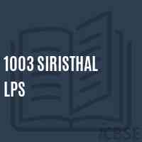 1003 Siristhal Lps Primary School Logo