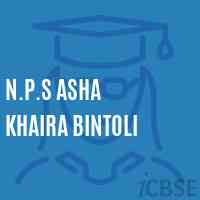 N.P.S Asha Khaira Bintoli Primary School Logo