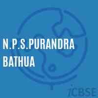 N.P.S.Purandra Bathua Primary School Logo