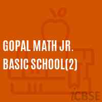 Gopal Math Jr. Basic School(2) Logo