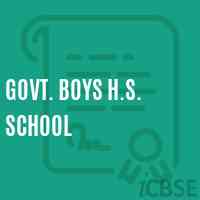 Govt. Boys H.S. School Logo