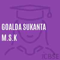 Goalda Sukanta M.S.K School Logo