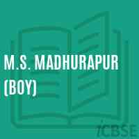 M.S. Madhurapur (Boy) Middle School Logo