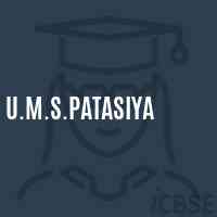 U.M.S.Patasiya Middle School Logo