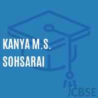 Kanya M.S. Sohsarai Middle School Logo