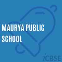 Maurya Public School Logo