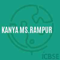 Kanya Ms.Rampur Middle School Logo