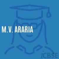 M.V. Araria Middle School Logo
