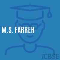 M.S. Farreh Middle School Logo