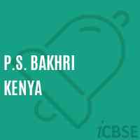 P.S. Bakhri Kenya Primary School Logo