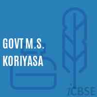 Govt M.S. Koriyasa Middle School Logo